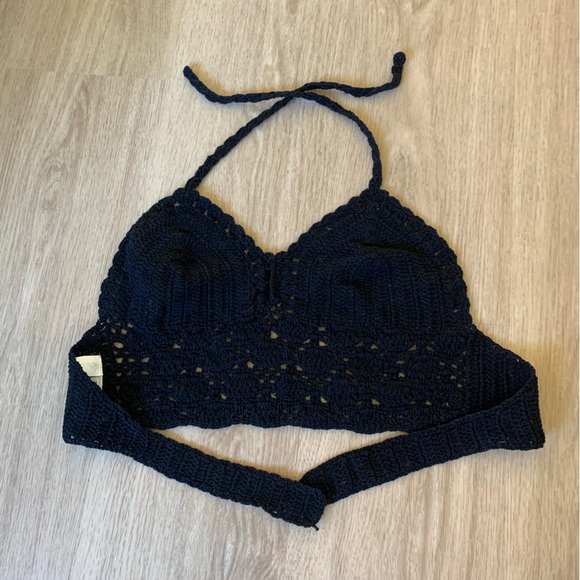 Black crochet top - Picture 3 of 3